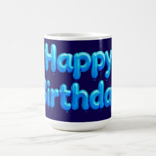 TAZA DE CAFÉ FELIZ CUMPLEAÑOS