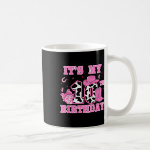 Taza De Café Feliz Cumpleaños 10 Niña Outfit Rodeo Occidental V