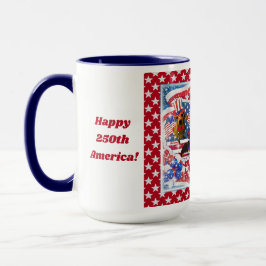 Taza de café Feliz cumpleaños 250 América