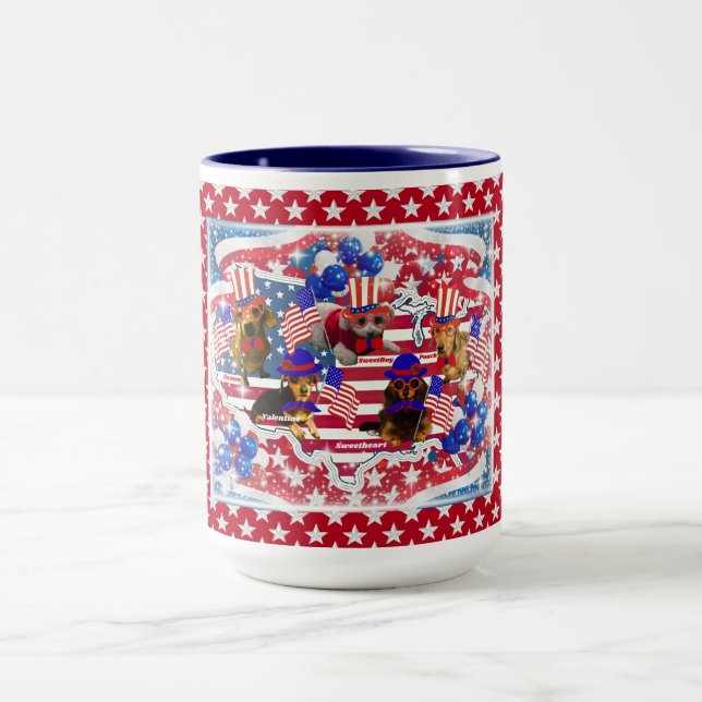 Taza de café Feliz cumpleaños 250 América (Centro)