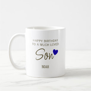 Taza De Café Feliz Cumpleaños a un Hijo Muy Querido - Personali