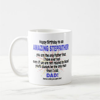 Taza De Café Feliz cumpleaños a un padrastro increíble