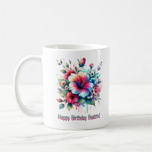 Taza De Café Feliz cumpleaños Beatrix