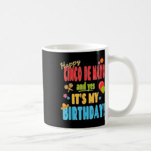 Taza De Café Feliz cumpleaños Cinco De Mayo - 5 de mayo
