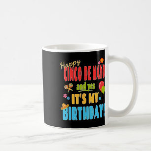 Taza De Café Feliz cumpleaños Cinco De Mayo - 5 de mayo