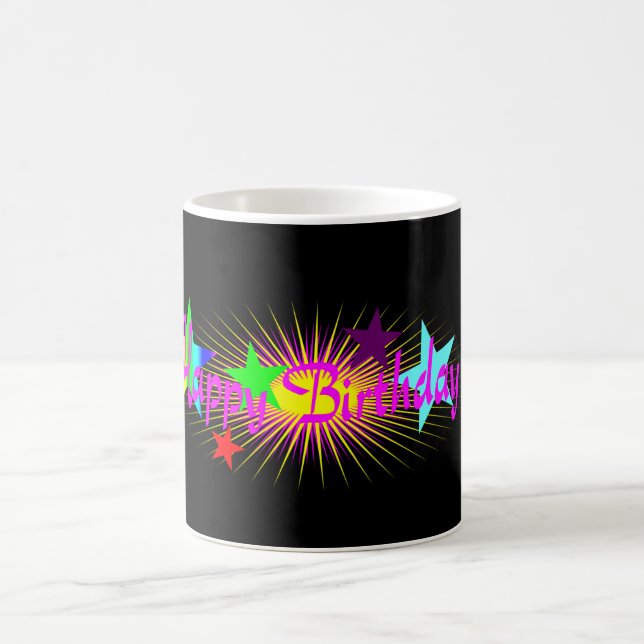 Taza De Café Feliz cumpleaños color rosa (Centro)