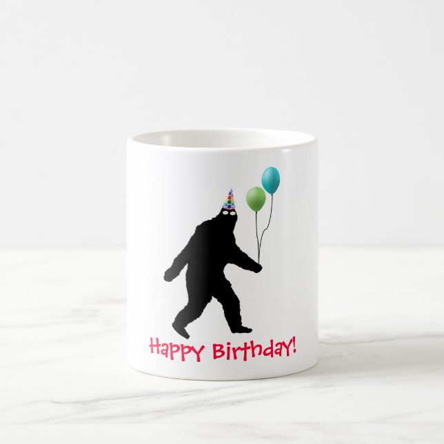 Taza De Café ¡Feliz cumpleaños de Bigfoot! (Centro)