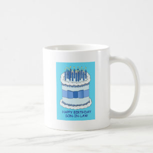 Taza De Café Feliz cumpleaños del yerno