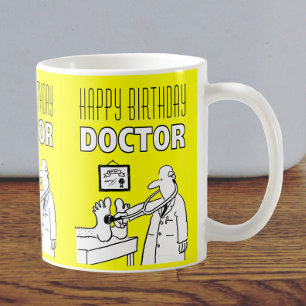 Taza De Café Feliz Cumpleaños Doctor Mug