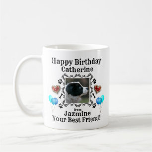 Taza De Café Feliz cumpleaños Dog Mug