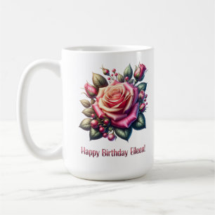 Taza De Café Feliz cumpleaños Eileen