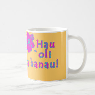 Taza De Café Feliz cumpleaños en Hawaiian