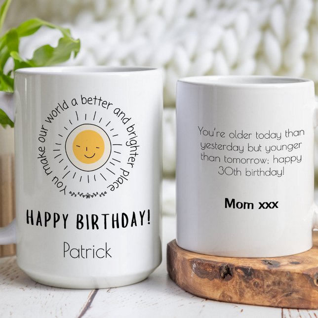 Taza De Café Feliz cumpleaños, fiesta del domingo (Subido por el creador)