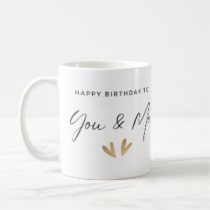 Taza De Café Feliz cumpleaños gemelos Mug