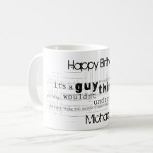 Feliz cumpleaños masculino personalizado para él