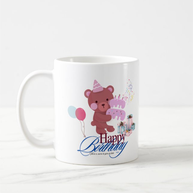 Taza De Café Feliz cumpleaños Mug (Izquierda)