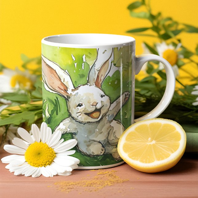Taza De Café Feliz cumpleaños Mug #8 (Happy Easter Bunny Mug #8)