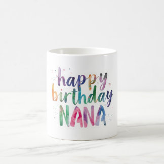 Taza De Café Feliz Cumpleaños Nana