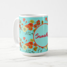 Taza De Café Feliz cumpleaños, Naranja de aquagym mujeres con a