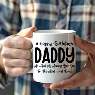 Taza De Café Feliz cumpleaños papá divertido cumpleaños papá dí