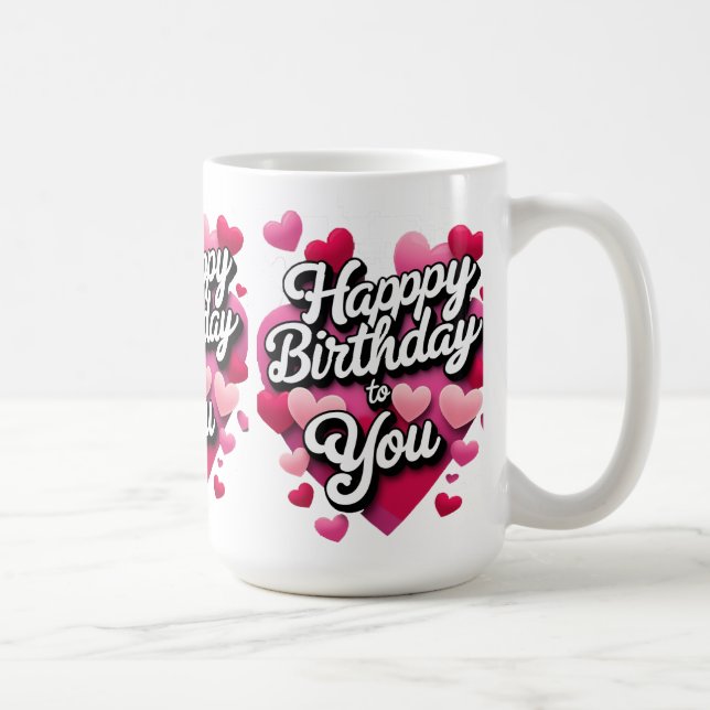 Taza De Café feliz cumpleaños para ti (Derecha)