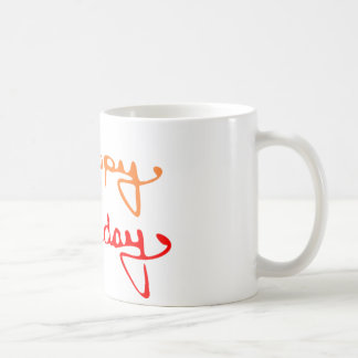 Taza De Café Feliz cumpleaños, texto