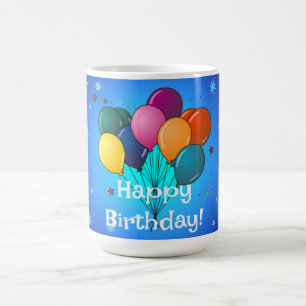 Taza De Café Feliz Cumpleaños... tiempo para celebrar!