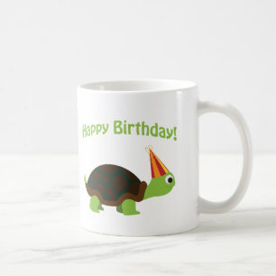Taza De Café ¡Feliz cumpleaños! Tortuga