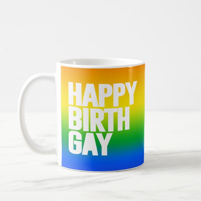 Taza De Café Feliz Cumplegay (Izquierda)
