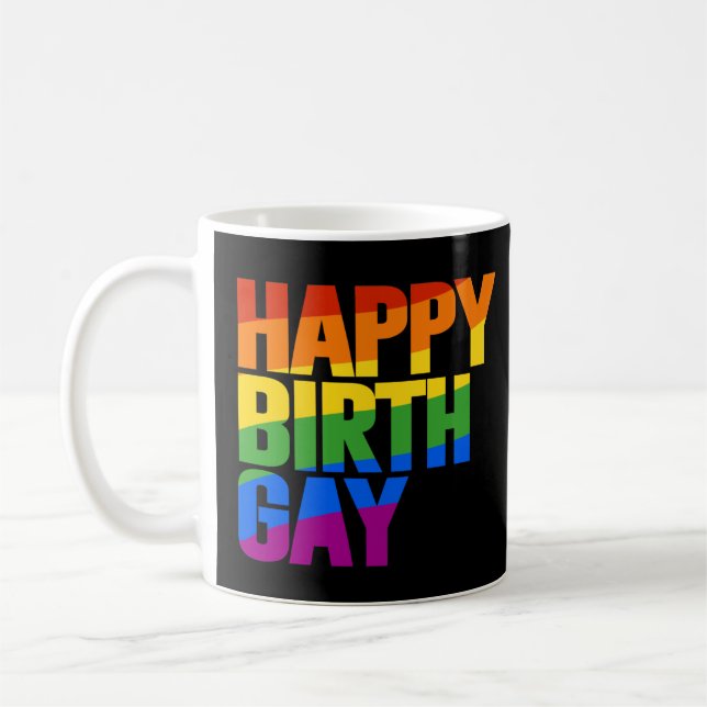 Taza De Café Feliz Cumplegay (Izquierda)