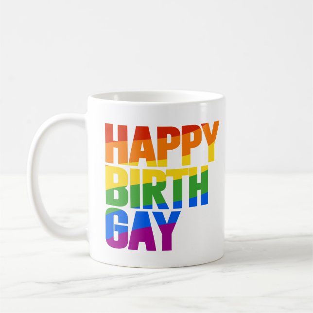 Taza De Café Feliz Cumplegay (Izquierda)