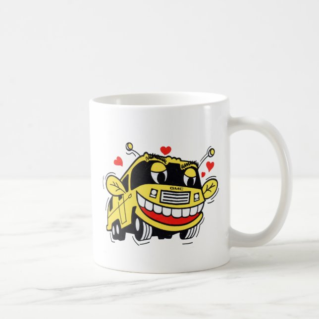 Taza de café feliz de GMC (Derecha)