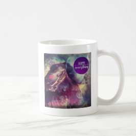 Taza De Café Feliz de todo, mortificar la felicidad de la tortu
