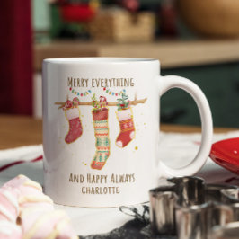 Taza De Café Feliz de todo siempre Navidades Bolsas