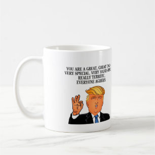 Taza de café feliz del día de padres de Donald