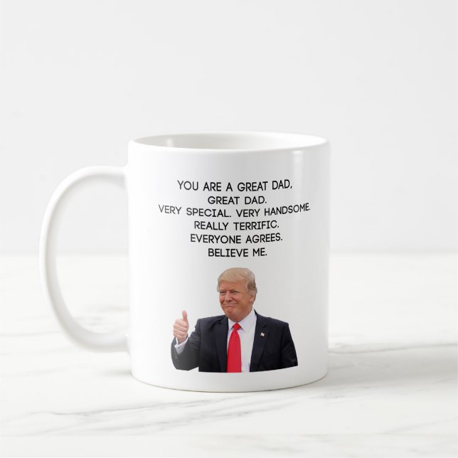 Taza de café feliz del día de padres de Donald (Izquierda)