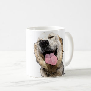 Taza de café feliz del laboratorio