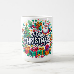 Taza De Café Feliz deseo navideño
