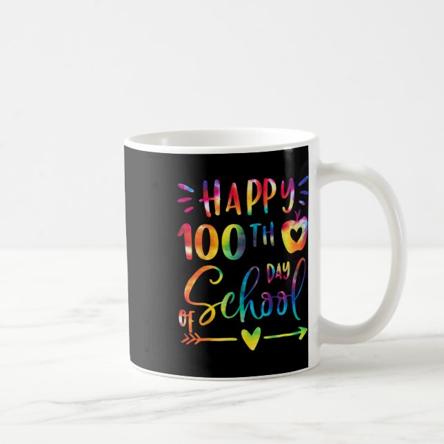 Taza De Café Feliz Día 100 de los Profesores Escolares (Derecha)