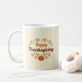 Taza De Café Feliz Día de Acción de Gracias