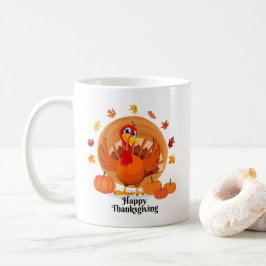 Taza de café Feliz Día de Acción de Gracias