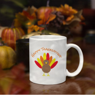 Taza De Café Feliz Día de Acción de Gracias