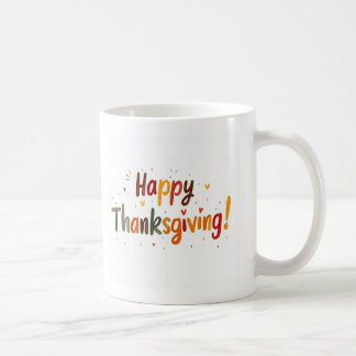 Taza De Café Feliz Día de Acción de Gracias
