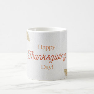 Taza De Café feliz día de acción de gracias