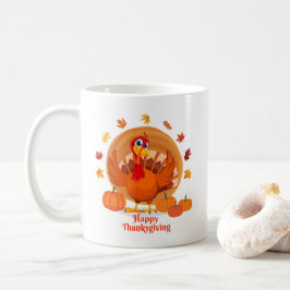 Taza de café Feliz Día de Acción de Gracias
