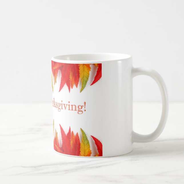 Taza De Café ¡Feliz Día de Acción de Gracias! (Derecha)