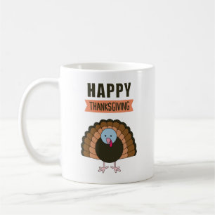 Taza De Café Feliz Día de Acción de Gracias Día feriado agradec