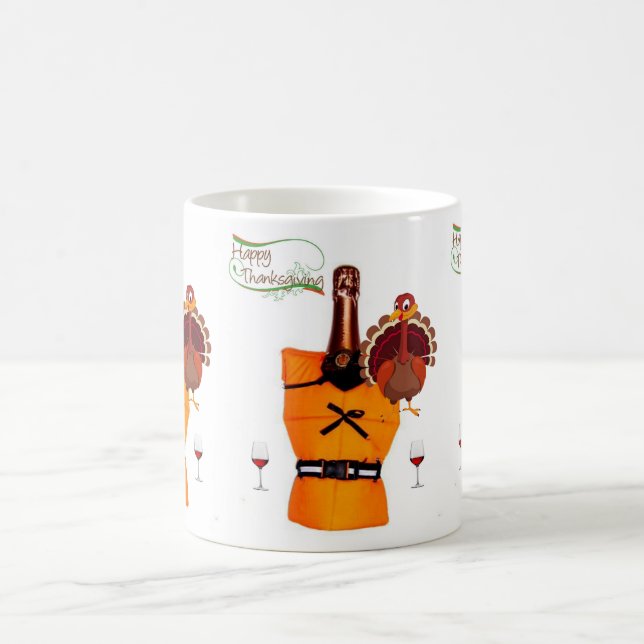 Taza De Café Feliz Día de Acción de Gracias, Mugs (Centro)