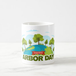 Taza De Café Feliz Día de Arbor