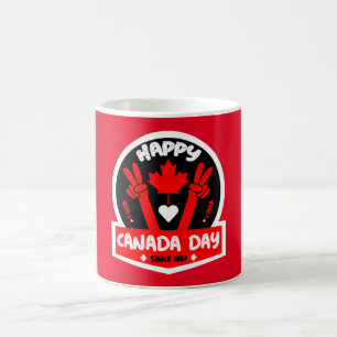 Taza De Café Feliz Día de Canadá 1 de julio